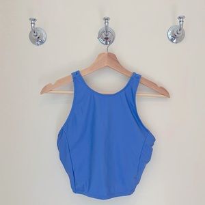 Mott 50 Periwinkle High Neck Bikini Top Medium